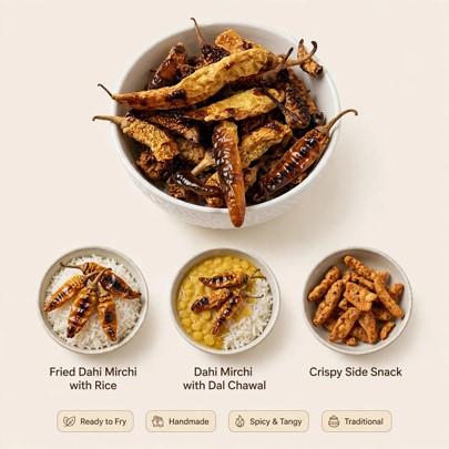 Buttermilk Mirchi (ready To Fry) 50g